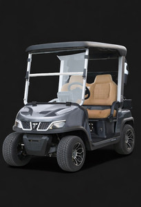 Gray Tara Spirit Pro Fleet Edition electric golf cart designed for golf course fleets with lithium power, turf-safe tires, and durable construction.