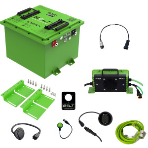 Bolt Energy MadJax X2, X4, X6 51V 105AH Square Heated Standard Battery with CAN Adapter Kit