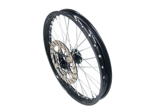 YCF 19 Front Aluminum Wheel Assembly for Select Bigy Bikes (2024-2025) - Black