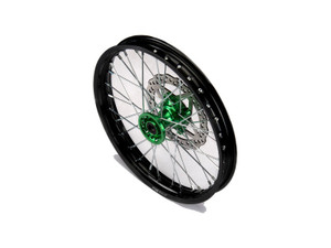 YCF 17" Front Aluminum Wheel with Brake Rotor & Sprocket for Bigy Bikes (2024-2025) - Green