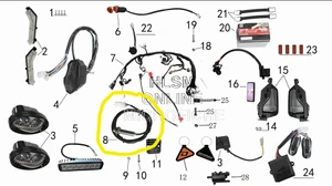 Speed Sensor For Denago Mudhawk 10Fi