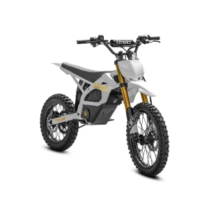 Main: 2026 Throne Cycles Shadow LX6 White Gold electric dirt bike