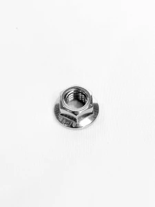 M10 Flanged Nut, Left Hand Thread 010-9004 - Electro & Co