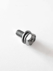 M6x10mm Hex Bolt with Captive Washer 006-9035 - Electro & Co