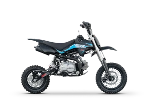 2025 SSR SR110SE Black and Blue 110cc semi-automatic pit bike