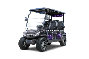 2027 Evolution D5 Ranger 4 Plus Black Sapphire lithium golf cart