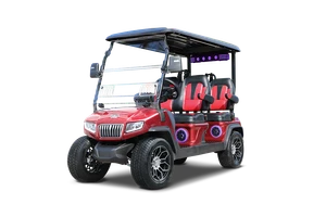 2027 Evolution D5 Ranger 4 Plus Flamenco Red lithium golf cart