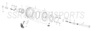 CHAIN ADJUSTER PLATE (TR140/TR160/TR170/TX160/TX170)