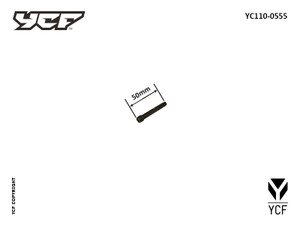 (12) CALIPER SCREW FOR FRONT BRAKE (50mm)