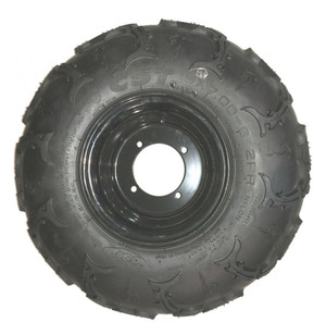 (01) CST Tire/Wheel Assembly 19x7x8, Front, Right (Passenger), Black Wheel, Hammerhead Shark Tread (01) CST Tire/Wheel Assembly 19x7x8, Front, Right (Passenger), Black Wheel, Hammerhead Shark Tread