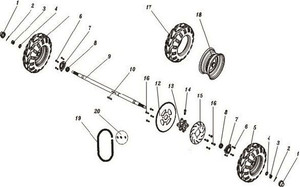 (12) Hammerhead Rear Axle Sprocket for Mudhead 208R (55t) (12) Hammerhead Rear Axle Sprocket for Mudhead 208R (55t)