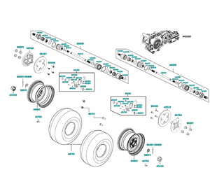 KYMCO UXV 450i Front Right Wheel Assembly KYMCO UXV 450i Front Right Wheel Assembly