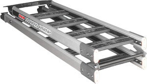 Features:
Aluminum alloy, and nylon tube / plate construction.
Tongue for attaching to truck bed.
Nylon supports, lightweight, yet strong.
Very compact when folded
3 different sizes to suit any need.
8" width