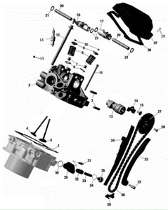 2023 Aodes SportCross 1000 (Cylinder #2 Assembly) 2023 Aodes SportCross 1000 (Cylinder #2 Assembly)