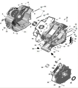 2023 Aodes SportCross 1000 (Crank Case) 2023 Aodes SportCross 1000 (Crank Case)