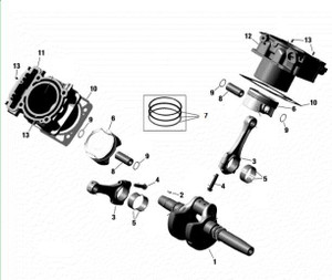 2023 Aodes SportCross 1000 (Crankshaft, Piston & Cylinder)