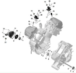 2023 Aodes Desertcross 1000-6 HVAC (Engine Cooling System Assembly)