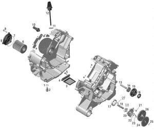 2023 Odes Junglecross 800ST-2 (Engine Lubrication)