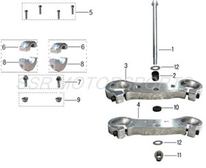 2019-2020 SSR SX50A (Triple Clamps)