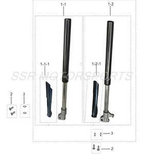 2021 & Newer SSR SX50A (Front Forks) 2021 & Newer SSR SX50A (Front Forks)