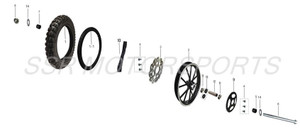 2021 & Newer SSR SX50A (Rear Wheel Assembly) 2021 & Newer SSR SX50A (Rear Wheel Assembly)