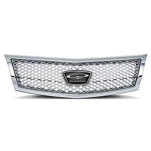 DoubleTake Grille, Phoenix Diamond, Chrome/Chrome, E-Z-Go TXT 96+, Club Car Precedent DoubleTake Grille, Phoenix Diamond, Chrome/Chrome, E-Z-Go TXT 96+, Club Car Precedent