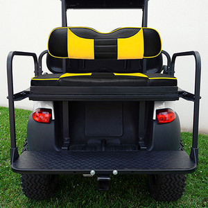 RHOX Rhino Seat Kit, Rally Black/Yellow, Club Car Tempo, Precedent 04+ RHOX Rhino Seat Kit, Rally Black/Yellow, Club Car Tempo, Precedent 04+