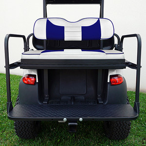 RHOX Rhino Seat Kit, Rally White/Blue, Club Car Tempo, Precedent 04+ RHOX Rhino Seat Kit, Rally White/Blue, Club Car Tempo, Precedent 04+
