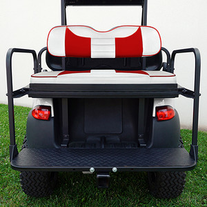 RHOX Rhino Seat Kit, Rally White/Red, Club Car Tempo, Precedent 04+ RHOX Rhino Seat Kit, Rally White/Red, Club Car Tempo, Precedent 04+