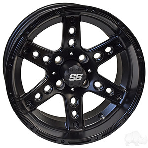 RHOX RX187, Machined Matte Black, 14x7 ET-15