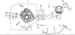Cylinder Head Assembly SSR TR160/SSR TX160 Cylinder Head Assembly SSR TR160/SSR TX160