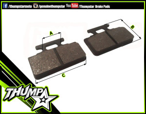 3944 | Front Brake Pad Single Piston 3944 | Front Brake Pad Single Piston