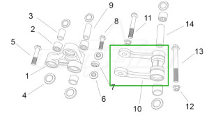 3912B | U Outer Linkage (OEM for V5 Bikes) 3912B | U Outer Linkage (OEM for V5 Bikes)