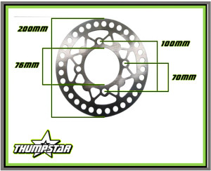 7065 | Rear Brake Disc Standard (200mm)