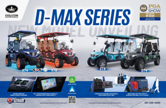 Debuting at the 2025 PGA Show: EVOLUTION GOLF CARTS! Debuting at the 2025 PGA Show: EVOLUTION GOLF CARTS!