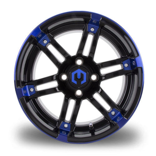 MODZ Aftershock Blue & Black 14"Golf Cart Wheel