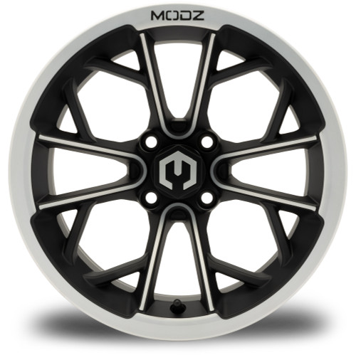 MODZ Havoc Machined Matte Black 14" Golf Cart Wheel