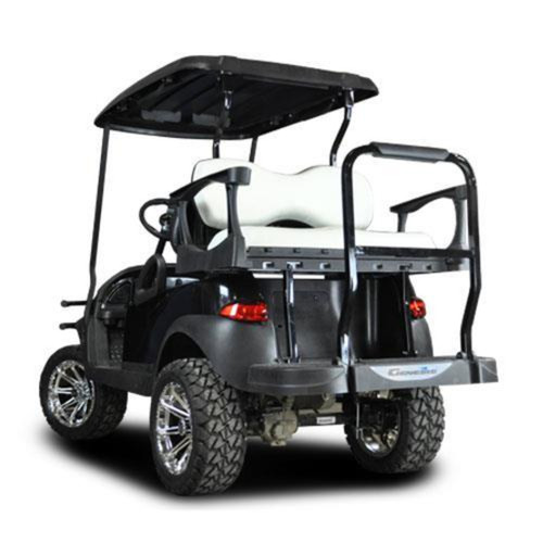 MadJax Genesis 300 with Deluxe White Aluminum Rear Flip Seat - Club Car Precedent 2004-Up
