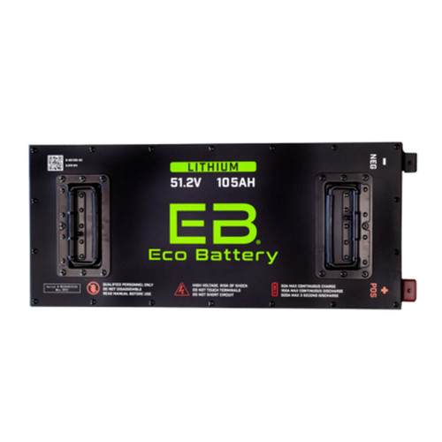 Eco Lithium Battery Complete Bundle for Vivid Peak 51V 105Ah - Skinny