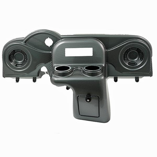 E-Z-GO RXV Elite Radio Console Carbon Fiber Weave Dash (Years 2008-Up)