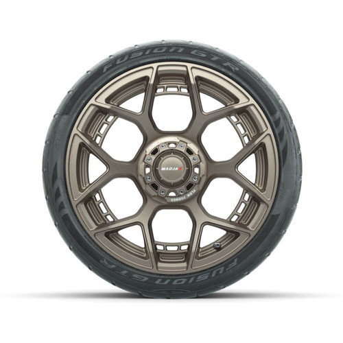 Set of (4) 15" MadJax® Flow Form Evolution Matte Bronze Wheels with GTW® Fusion GTR Street Tires
Item # A19-420