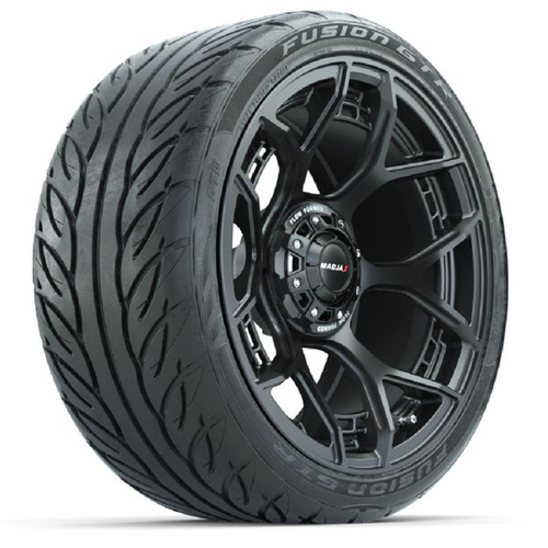 Set of (4) 15" MadJax® Flow Form Evolution Matte Black Wheels with GTW® Fusion GTR Street Tires
Item # A19-418