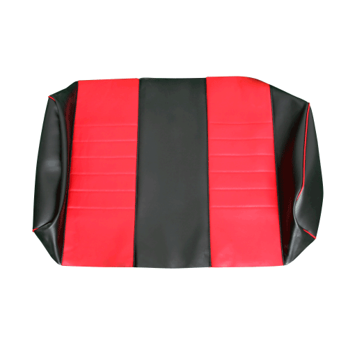 2.03.1074 SEAT SKIN FOR FRONT SEAT, RED & BLACK

On your purchase from Evolution Electric Vehicle, Evolution is your source for most extensive selection of golf cart parts and accessories in the industry.

Apply to (Vehicle Type）：

CLASSIC 2/4 PLUS PRO
CARRIER 6/8 PLUS
FORESTER 4/6 PLUS
TURFMAN 200/800/1000
