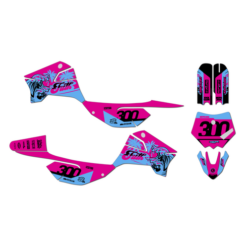 Graphics Kit for Apollo RFZ X4-X6 X14-X19 (2016-2023) Surfs-up Series