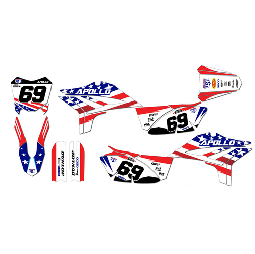 Graphics Kit for Apollo RFZ Z20 Z40 (All Years) Usa Series