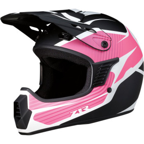 Z1R Child Rise Helmet - Flame - Pink - L/XL