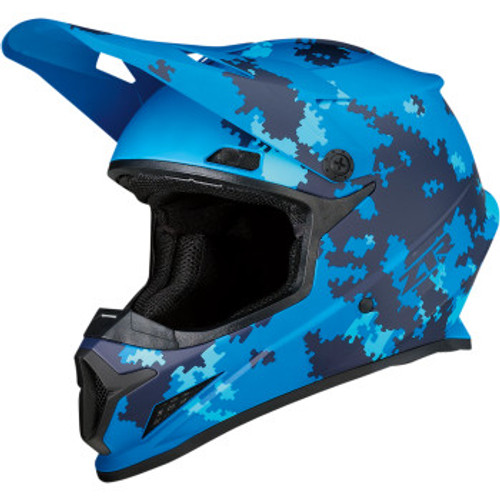 Rise Helmet - Digi Camo - Blue