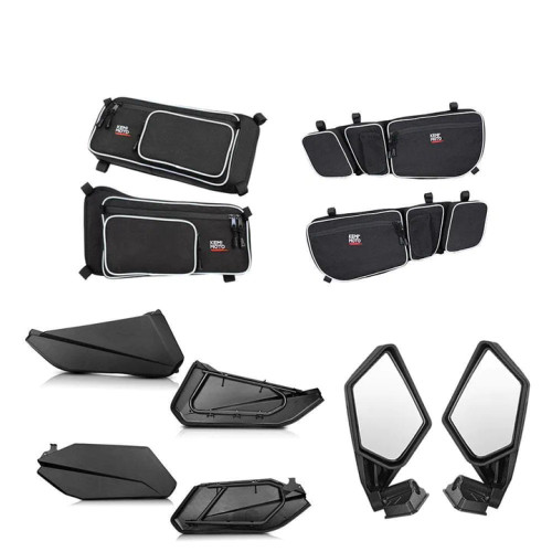 Door/ Door Bags / Rear Side Mirror Combo For Can Am Maverick X3 / Max Turbo R