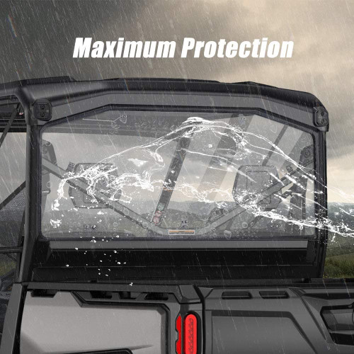 Rear Tinted Windshield For Can Am Defender HD 5/8/ 10/ MAX