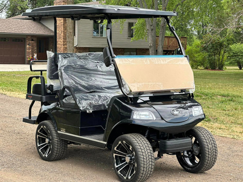 2024 Evolution Classic 4 Plus Lithium Ion Battery Golf Cart For Sale (Black Sapphire) "Limited Edition"